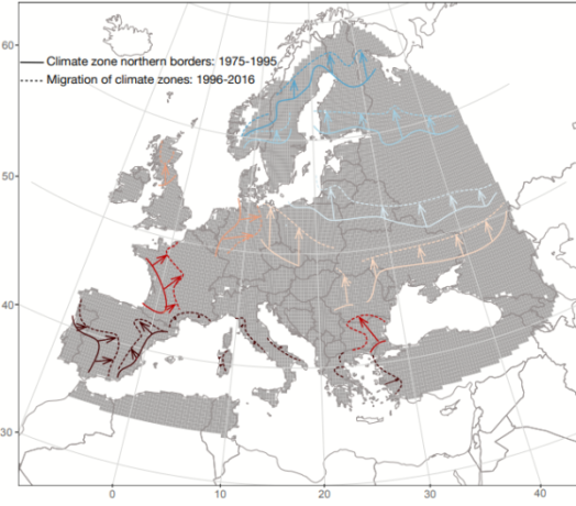 Μετανάστευση αγροκλιματικών ζωνών